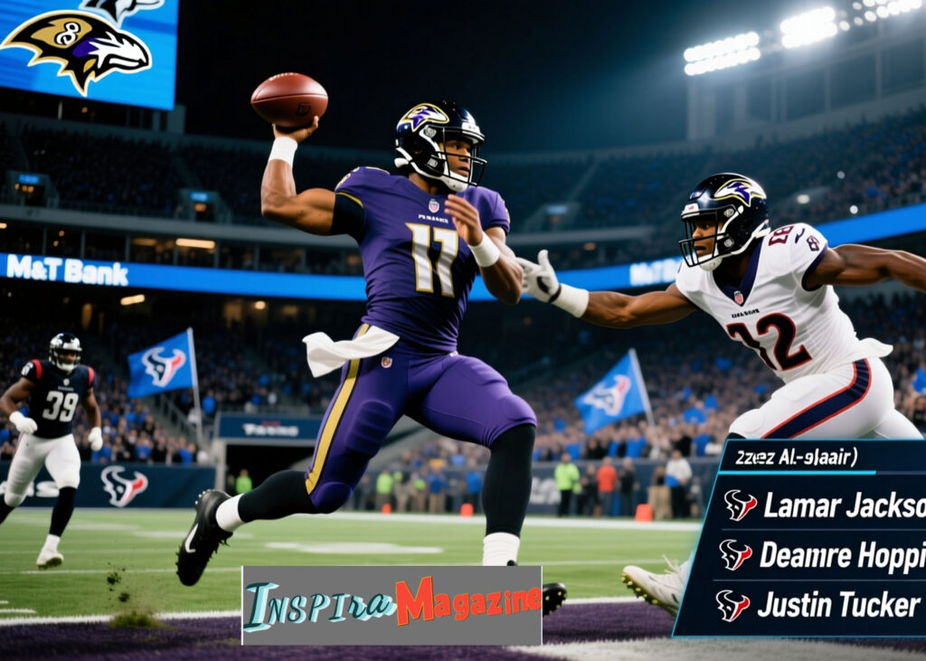 baltimore ravens vs texans match player stats