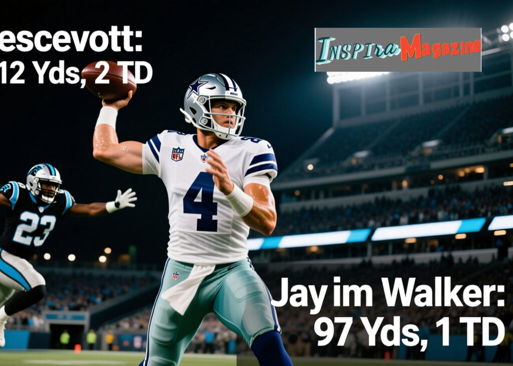 Dallas Cowboys vs Carolina Panthers Match Player Stats Breakdown dallas cowboys vs carolina panthers match player stats
