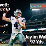 dallas cowboys vs carolina panthers match player stats