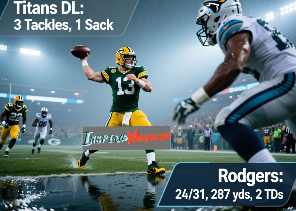 packers vs tennessee titans match player stats