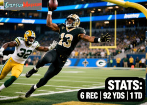 new orleans saints vs green bay packers match player stats