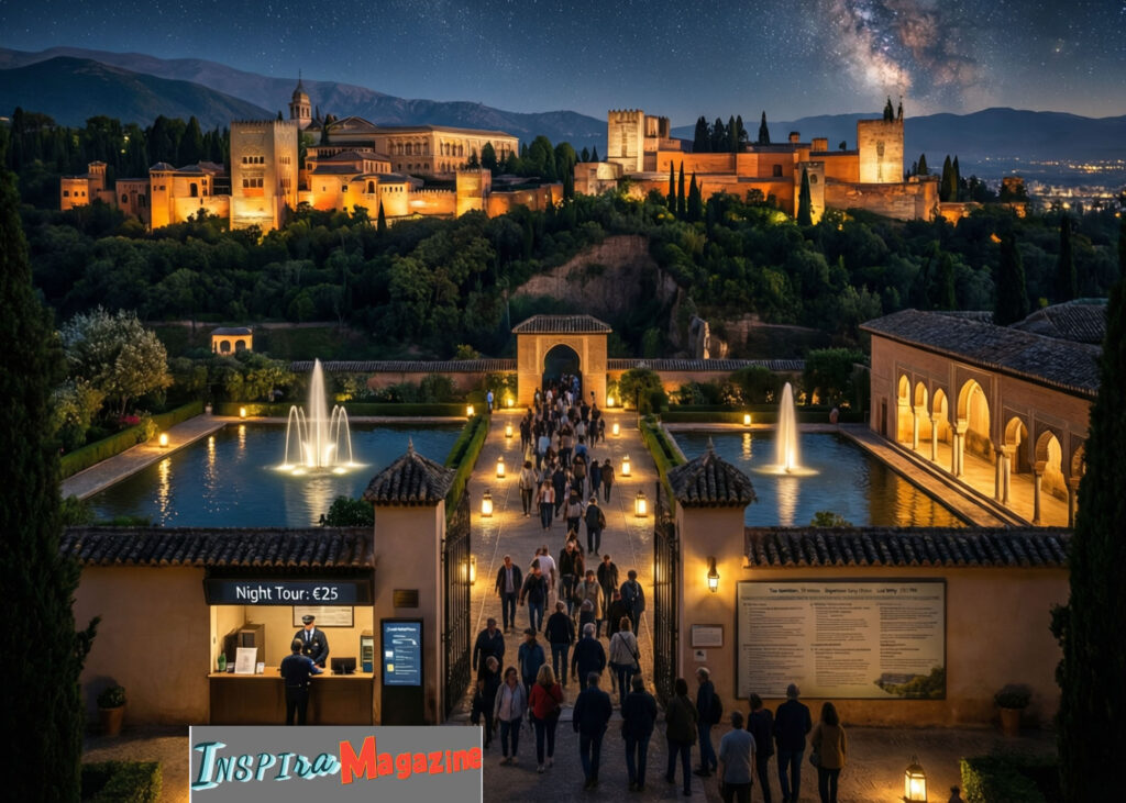 alhambra night tour attendance revenue