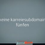keine karriere-subdomain gefunden